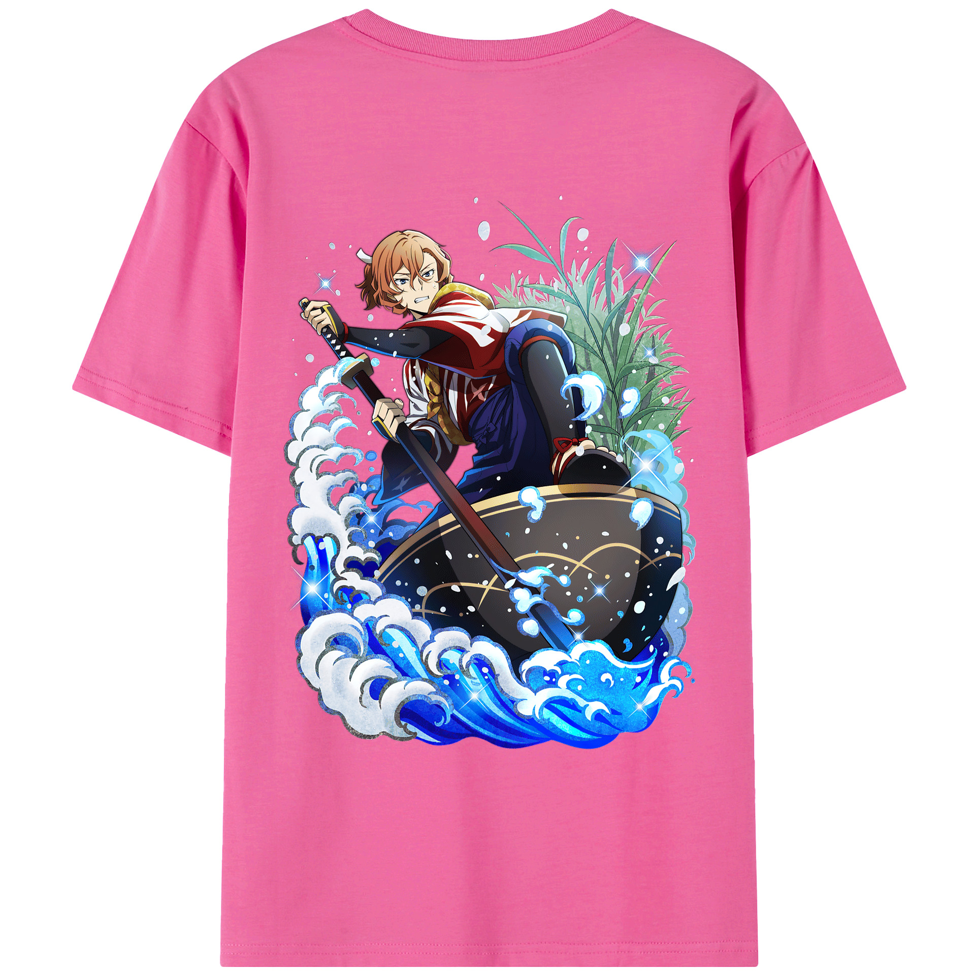 （画像用） 文豪ストレイドッグス Bungo Stray Dogs レディース半袖Tシャツ(バックプリント)